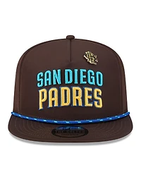New Era Men's Brown San Diego Padres 2025 Big League Chew Golfer Snapback Hat