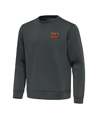 Antigua Men's Pewter Washington Commanders Relevant Lightweight Pullover Sweatshirt