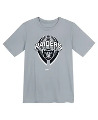 Nike Preschool Gray Las Vegas Raiders Icon Legend Performance T-Shirt