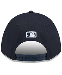 New Era Men's Navy Atlanta Braves Baseball Hall of Fame 9FORTY M-Crown Adjustable Hat