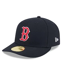 New Era Men's Navy Boston Red Sox Baseball Hall of Fame 59FIFTY Low Profile Fitted Hat