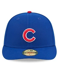 New Era Men's Royal Chicago Cubs Baseball Hall of Fame 59FIFTY Low Profile Fitted Hat