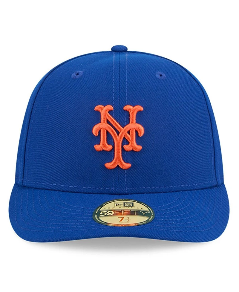 New Era Men's Royal York Mets Baseball Hall of Fame 59FIFTY Low Profile Fitted Hat