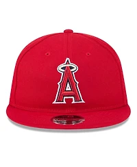 New Era Men's Red Los Angeles Angels Baseball Hall of Fame Retro Crown 9FIFTY Adjustable Hat