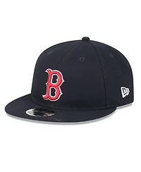 New Era Men's Navy Boston Red Sox Baseball Hall of Fame Retro Crown 9FIFTY Adjustable Hat
