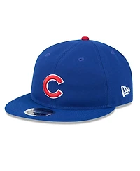 New Era Men's Royal Chicago Cubs Baseball Hall of Fame Retro Crown 9FIFTY Adjustable Hat