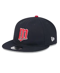 New Era Men's Navy Minnesota Twins Baseball Hall of Fame Retro Crown 9FIFTY Adjustable Hat