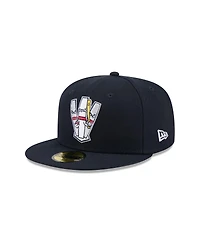 New Era Men's Navy Portland Sea Dogs Theme Nights 59FIFTY Fitted Hat