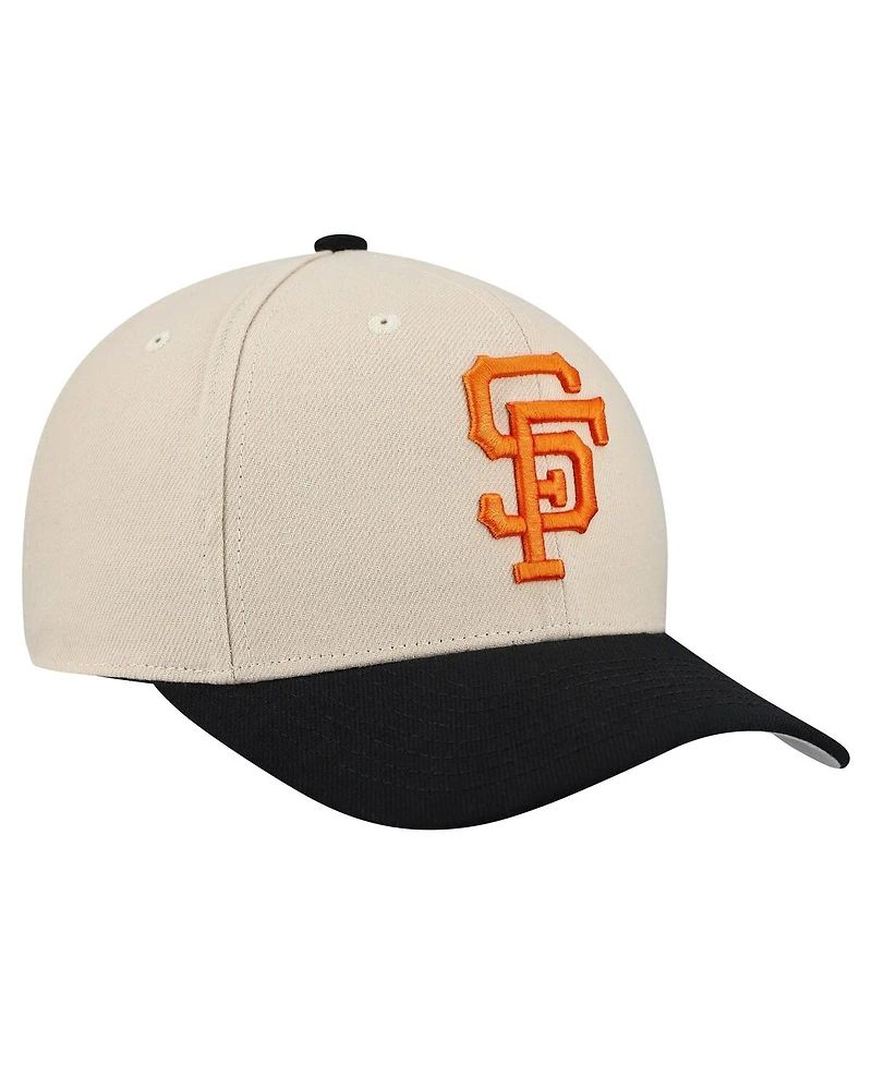 Mitchell & Ness Men's and Women's Cream San Francisco Giants Basic Coop Pro Adjustable Hat