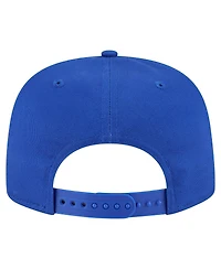 New Era Men's Royal Philadelphia 76ers Team Text Golfer Snapback Hat