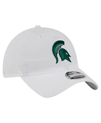 New Era Men's White Michigan State Spartans Active Ripstop 9TWENTY Adjustable Hat