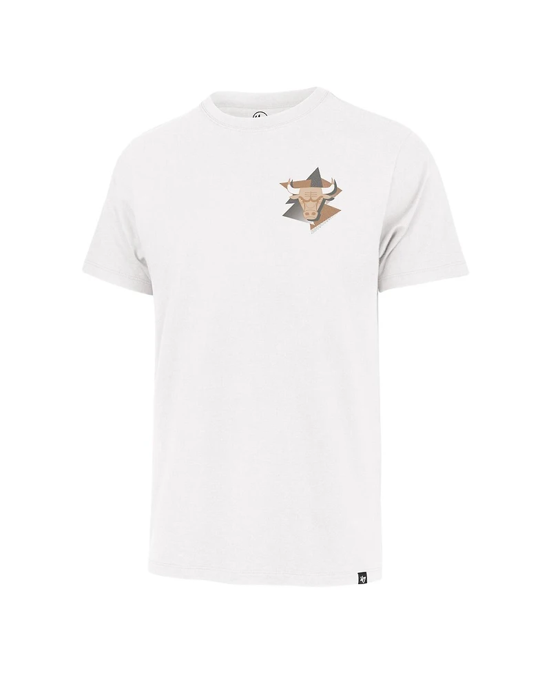 '47 Brand Men's White Chicago Bulls City Edition Backboard T-Shirt