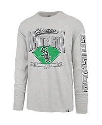 '47 Brand Men's Gray Chicago White Sox Fair Ball Franklin Long Sleeve T-Shirt