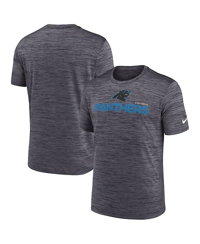 Nike Men's Black Carolina Panthers Blitz Velocity Modern Performance T-Shirt