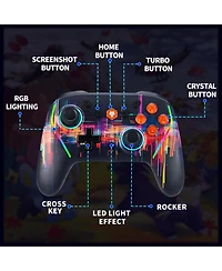 Nbcp Wireless Switch 2 Controller for Switch/Lite/Oled with Mouse Touch Back Buttons, Programmable, Turbo Function, 6-Axis Gyro, Wake