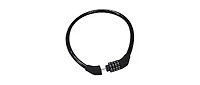 Bike Lock 4 Digit Resettable Combination Cable for Bicycle, 2 Feet x 1/2 Inch