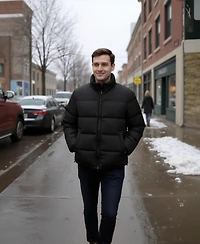 Rokka&Rolla Men's Modern Puffer Jacket