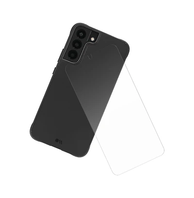 Case-Mate Protection Pack Tough Case and Glass Screen Protector for Samsung Galaxy S22 Plus-Black