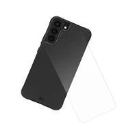 Case-Mate Protection Pack Tough Case and Glass Screen Protector for Samsung Galaxy S22 Plus-Black