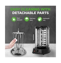 NutriChef Vertical Rotisserie Oven - Rotating Kebob Cooker