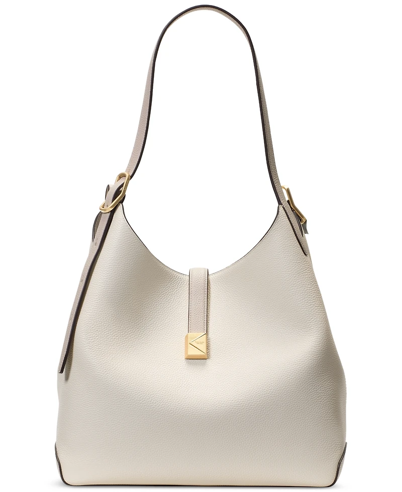 Kate Spade New York Deco Colorblocked Pebbled Leather Shoulder Bag