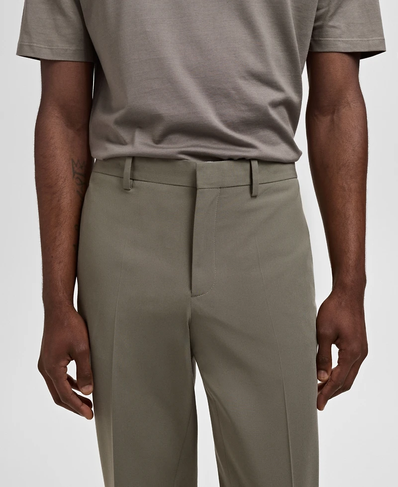 Mango Men's Stretch Fabric Super Slim-Fit Suit Pants