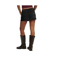 Cotton On Women's Micro Low Denim Skirt