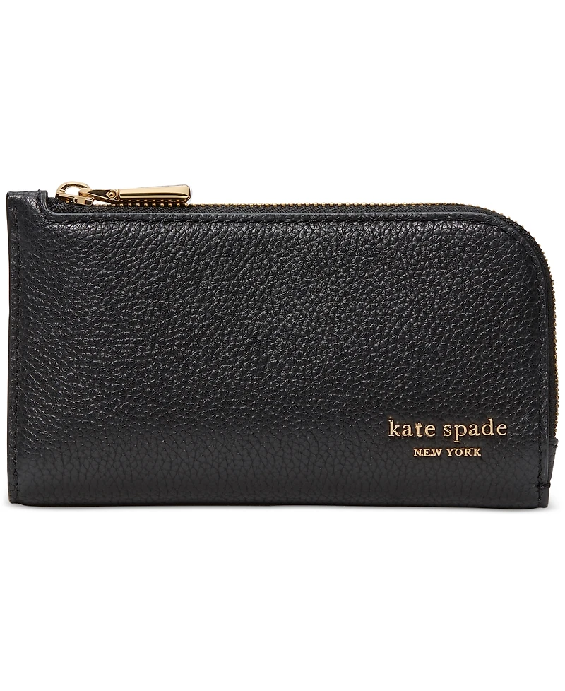 kate spade new york Devin Pebbled Leather Small Slim Bifold Wallet