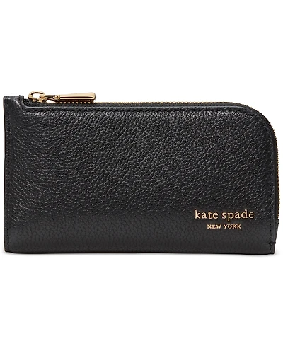 kate spade new york Devin Pebbled Leather Small Slim Bifold Wallet