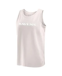 Fanatics Men's Cream Baltimore Ravens Elements Tank Top