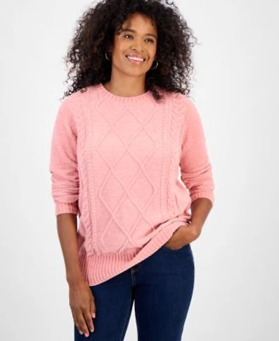 Style Co Womens Chenille Crewneck Sweater Pxs 4x Macys Exclusive