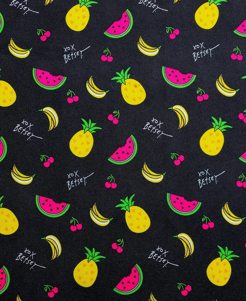 Betsey Johnson Silky Microfiber Printed 3-Pc. Sheet Set, Twin