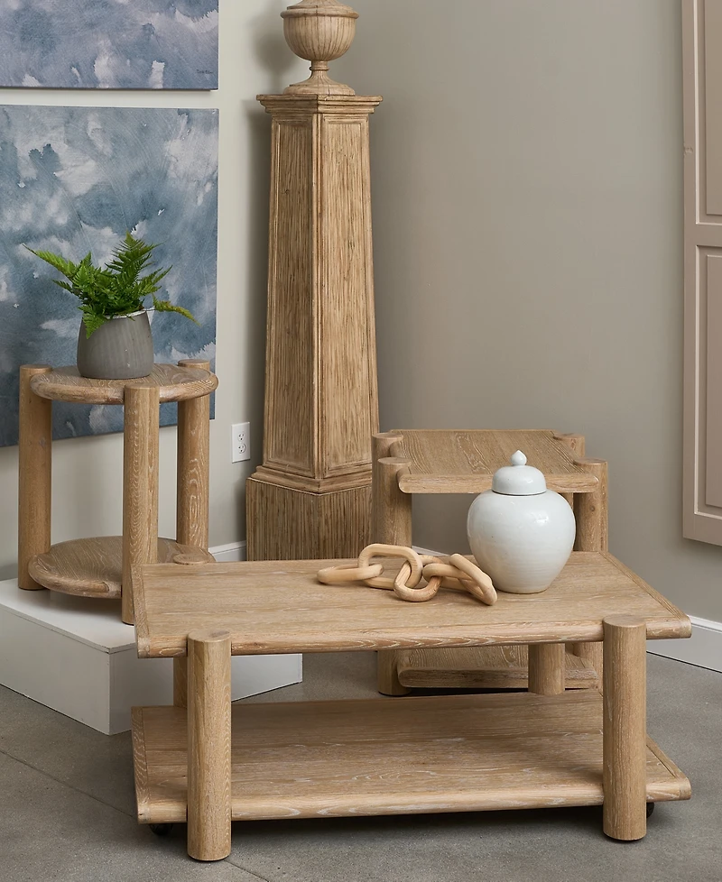 Tao 46" Taos Solid Oak Cocktail Table