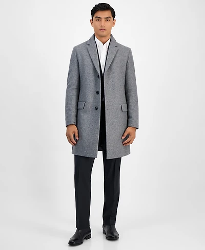 Hugo by Boss Men's Slim-Fit Wool-Cashmere Overcoat