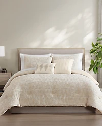 Hallmart Collectibles Wells Geometric 9-Pc. Comforter Set, King