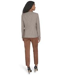 Tommy Hilfiger Women's Houndstooth Riding Jacket