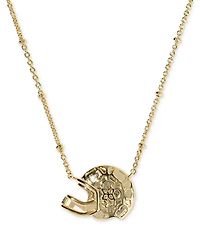 Kendra Scott Football Helmet Short Pendant Necklace, 16" + 3" extender