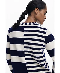 Desigual Women's Combined striped sweater