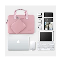 Acer Laptop Sleeve 13.3-14 inch Case with Small Pouch, Neoprene Computer Bag Compatible with MacBook Pro 14" M4/M3/M2/M1 2025-2021, Mac Air/Pro 1
