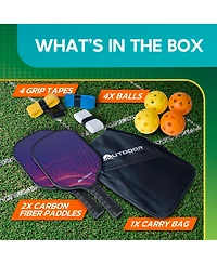 Outdoor Cruiser Pickleball Racket Set