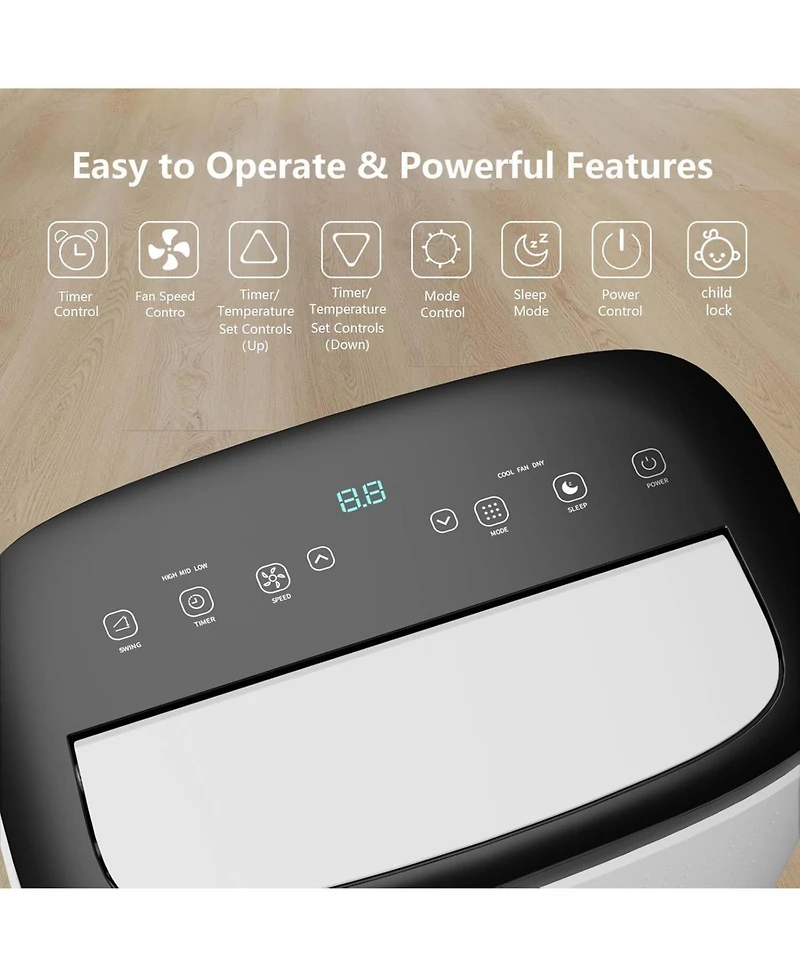 gaomon 14,000 Btu Portable Air Conditioner