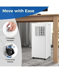 Gymax 10000 Btu 4-in-1 Portable Air Conditioner Standing Air Cooler w/ Fan & Dehumidifier