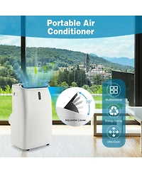 Mecale 12000 Btu(Ashrae) Portable Air Conditioner with Smart App Control