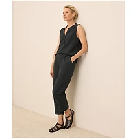 Pact Organic Cotton Coastal Double Gauze Rolled Cuff Pant