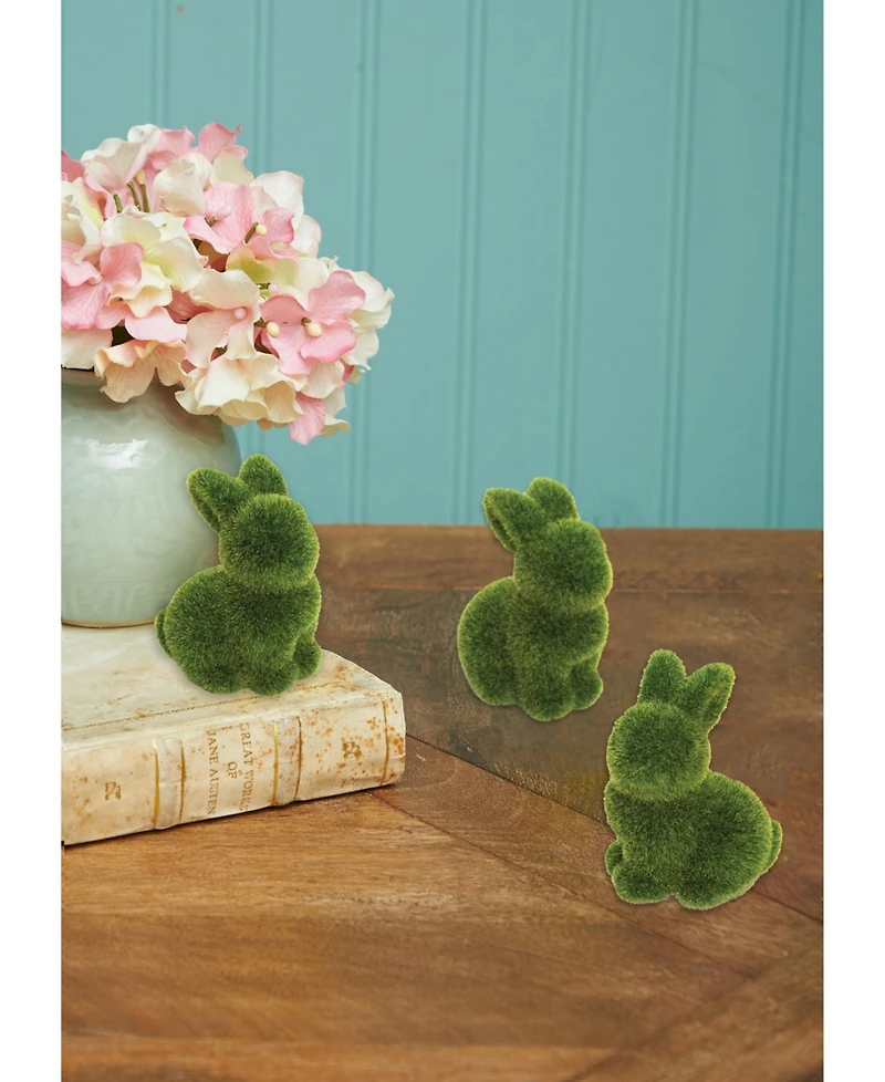 Gallerie Ii Green Easter Bunnies Figurines Set of 12