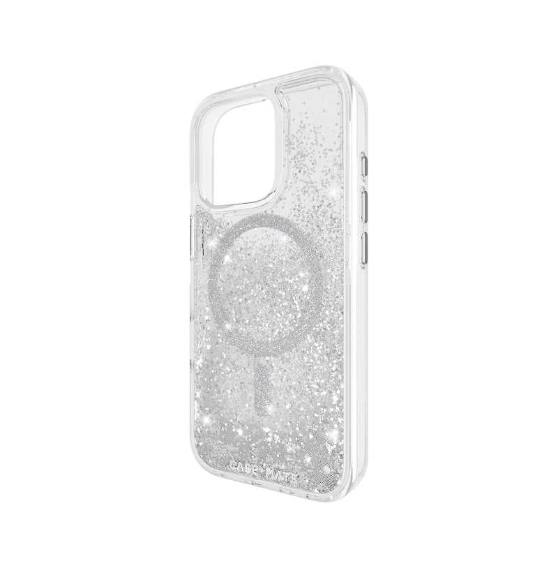 Case-Mate Waterfall Case for Apple iPhone 16 Pro-Silver