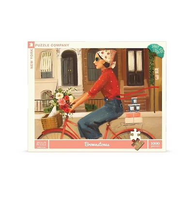 New York Puzzle Company Brownstones 1000 Piece Puzzle