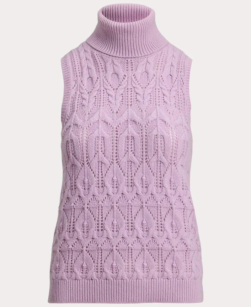Lauren Ralph Women's Superb Plus-Bardelle Turtleneck Sweater Tank Top