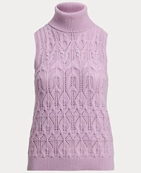 Lauren Ralph Women's Superb Plus-Bardelle Turtleneck Sweater Tank Top