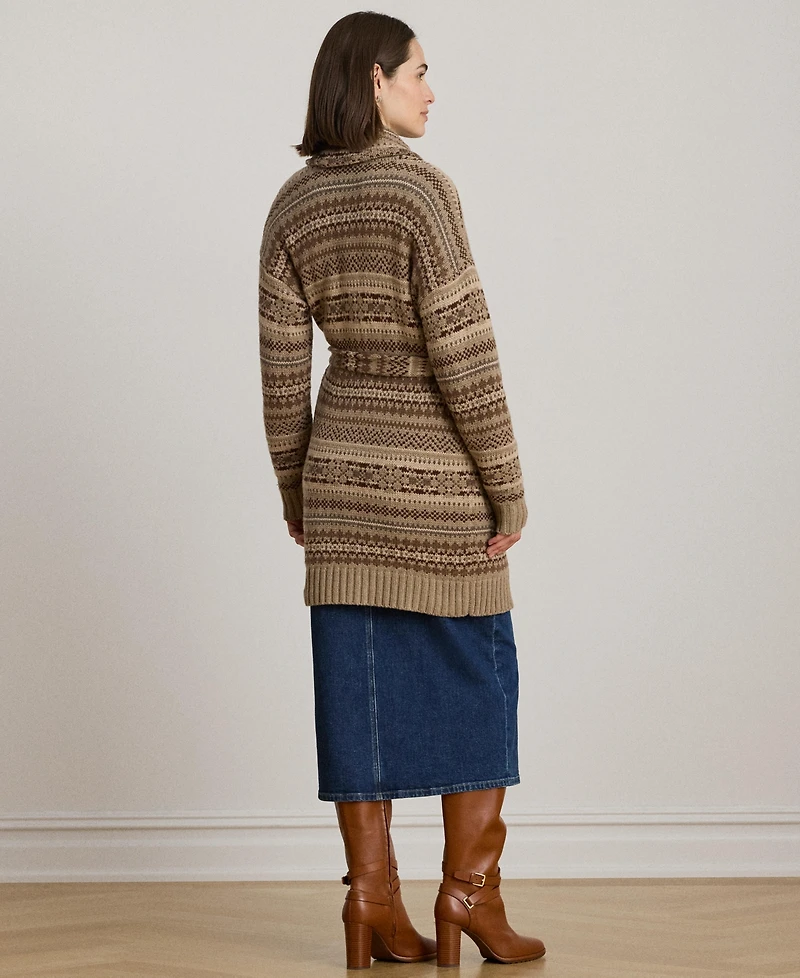 Lauren Ralph Women's Superb Siera Long Sleeve Cardigan Sweater
